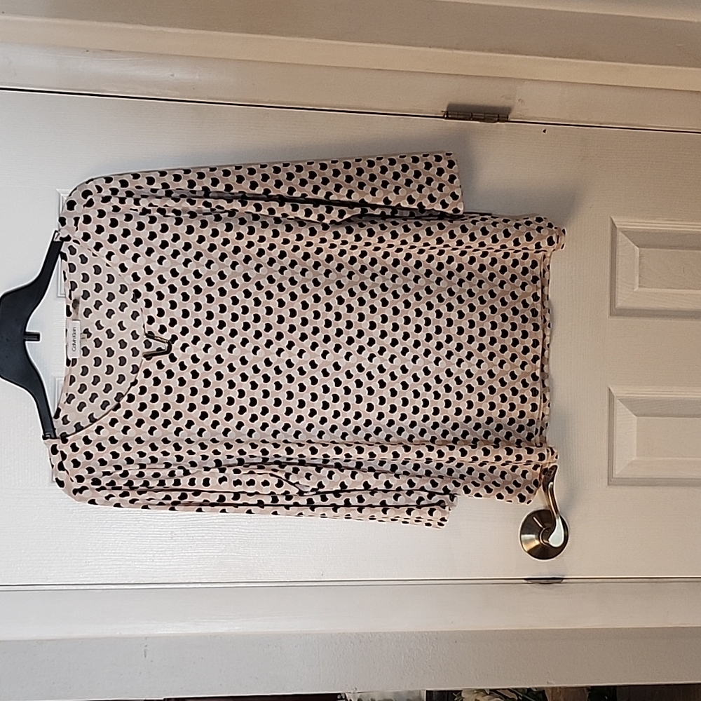 Calvin Klein Tri-color Tunic Top